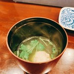 鳥田中 - 鶏スープ 鶏つくね入り