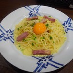 鎌倉パスタ - 厚切りベーコンのカルボナーラ鎌倉風