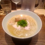 中華蕎麦 とみ田 - 13周年 黒岩土鶏の白湯そば