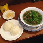 YO-HO's cafe Lanai - 牛テールを生姜醤油で食べる⇒スープにご飯を入れる⇒お好みで生姜醤油を入れてどうぞ