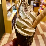 大和屋 - ソフトクリーム - カフェオレ