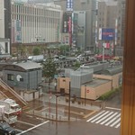 Cafe&Meal MUJI - 雨に煙る錦糸町