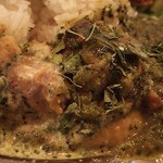 スパイススタンド カレーガーデン - 小松菜のチキンザグカレー