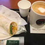 TULLY'S COFFEE - サラダライスラップ エスニックシュリンプ