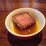 和や　てらさわ - ビフカツは黄身醤油で…