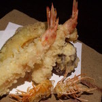 蕎麦ひら井 - 天ぷら（えび＆野菜）