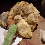 蕎麦ひら井 - 野菜天ぷら盛り合わせ