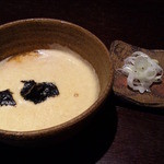 蕎麦ひら井 - とろろそばの汁＆とろろ