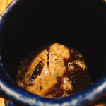 ペペロッソ - タコとタコ墨のスープ