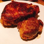 ペペロッソ - ネロディパルマの煉瓦焼き、切る前