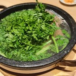 ほうば - クレソンと松阪牛のスープ