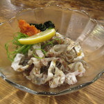 酒場 やまと - 「鯛皮ポン酢」(￥380)