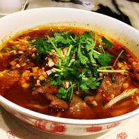 全聚徳 銀座店 - 麻婆春雨スープ？