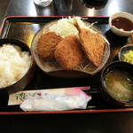Wakkanaigyokou - フライ定食3種800円
