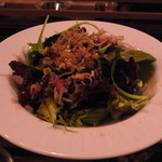 大島や - ベビーリーフとジャコのサラダ220円