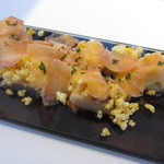 ア・ニュ ルトゥルヴェ・ヴー - 葱のエスカベーシュ くぬぎ鱒のルイベと共に1