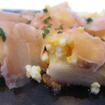 ア・ニュ ルトゥルヴェ・ヴー - 葱のエスカベーシュ くぬぎ鱒のルイベと共に2