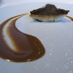 ア・ニュ ルトゥルヴェ・ヴー - 山口県萩の的鯛のポワレ あん肝とバルサミコのソースで1