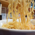 節極 - 味噌ラーメン740円麺アップ