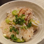 禅紫 - しらすと空豆の土鍋ご飯