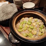 禅紫 - しらすと空豆の土鍋ご飯