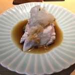 鮨し人 - アラとノドグロ（メス）のしゃぶしゃぶ