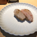 鮨し人 - 甘エビとシロエビ