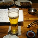 和牛 まつした - ■■黒毛和牛厳選 極きわみｺｰ11,000+ｺｰｽﾎﾙﾓﾝ500＋ﾋﾞｰﾙ生780・小瓶680＋ｽﾊﾟｰｸﾘﾝｸﾞﾜｲﾝ5,000=18,060円 2019年06月