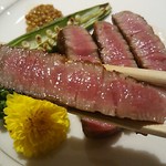 和牛 まつした - ■■黒毛和牛厳選 極きわみｺｰ11,000+ｺｰｽﾎﾙﾓﾝ500＋ﾋﾞｰﾙ生780・小瓶680＋ｽﾊﾟｰｸﾘﾝｸﾞﾜｲﾝ5,000=18,060円 2019年06月