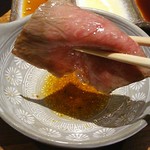 和牛 まつした - ■■黒毛和牛厳選 極きわみｺｰ11,000+ｺｰｽﾎﾙﾓﾝ500＋ﾋﾞｰﾙ生780・小瓶680＋ｽﾊﾟｰｸﾘﾝｸﾞﾜｲﾝ5,000=18,060円 2019年06月