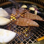 和牛 まつした - ■■黒毛和牛厳選 極きわみｺｰ11,000+ｺｰｽﾎﾙﾓﾝ500＋ﾋﾞｰﾙ生780・小瓶680＋ｽﾊﾟｰｸﾘﾝｸﾞﾜｲﾝ5,000=18,060円 2019年06月