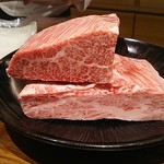 和牛 まつした - ■■黒毛和牛厳選 極きわみｺｰ11,000+ｺｰｽﾎﾙﾓﾝ500＋ﾋﾞｰﾙ生780・小瓶680＋ｽﾊﾟｰｸﾘﾝｸﾞﾜｲﾝ5,000=18,060円 2019年06月