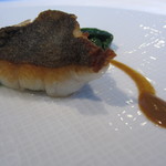 ア・ニュ ルトゥルヴェ・ヴー - 山口県萩の的鯛のポワレ あん肝とバルサミコのソースで3