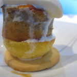 ア・ニュ ルトゥルヴェ・ヴー - バナナキャラメルとショコラブランのモワルー  ラム酒のアイスと共に3