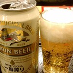 Goemon - 缶ビール（480円）