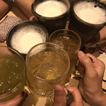 酒菜の隠れ家 月あかり - 乾杯