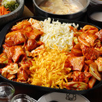 W cheese cheese dakgalbi