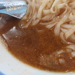 麺や 青雲志 - 焼鯵(かけ)のスープ