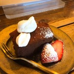 モカ自家焙煎コーヒー店 - チョコレートケーキ