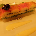 スペシャリティレストラン マルメゾン - 北海産たらば蟹と活け真鯛のマリネ