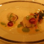 スペシャリティレストラン マルメゾン - 活舌平目フィレと海の幸のムース　ポーピエット仕立て　