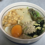 Tenfuji - 2019年6月。ツミレうどんにトッピング。