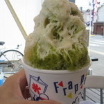 かき氷 雪 - 宇治+キャラメル+練乳200円