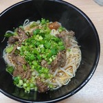 樹ラーメン - すじ入りバン麺(500円) (゜ロ゜;