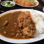 とんかつ ひこ田 - カツカレーライス大盛り