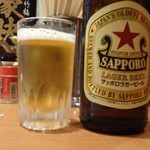 どて煮 ひょうきん - 瓶ビール