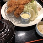 Tonkatsu Maisen - ミックスフライ膳ごはん小盛り
