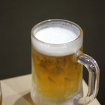 炭火焼居酒屋あかつき - 生ビール