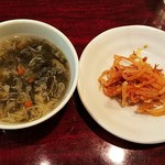 馬場小食堂 - サービスのスープともやし
