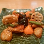 Ootoya - 鶏と野菜の黒酢あん定食(メイン)
